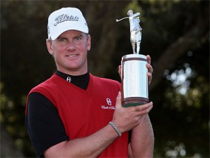 Robert Karlsson lifts Harry Vardon Trophy