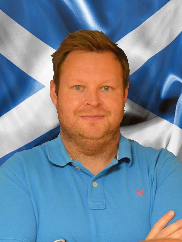 Rob - representing Scotland