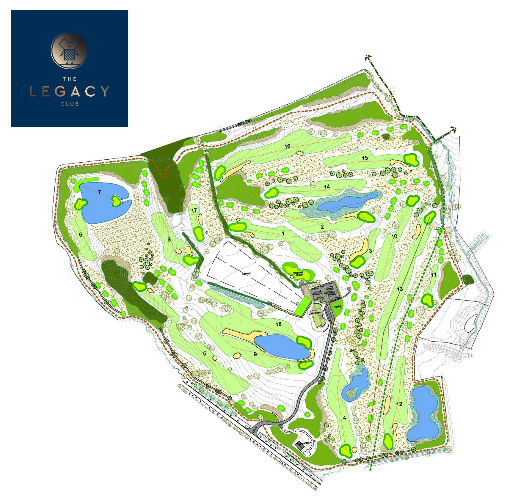 The Legacy Club layout
